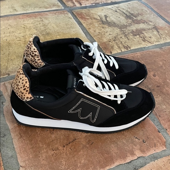 New Birdies Roadrunner Black & White Sneakers Size 10.5 Women’s NWOT - Picture 8 of 9